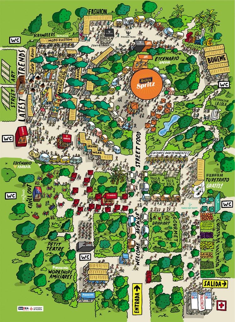 Festival del Palo Alto Market 2 mapa del palo alto market en valencia